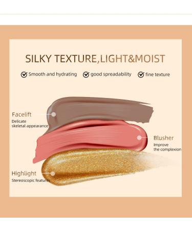 Long-Lasting Liquid Contour Beauty Wand - Highlighter and Bronzer Stick | Smooth Matte Finish | Easy to Blend | 2 Colors (1# / 2#) - Buy Online on GoSupps.com
