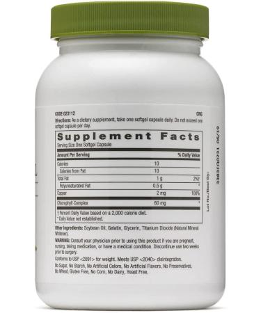 GNC Superfoods Triple Chlorophyll 90 Softgels for Weight Loss Support - Buy Online on GoSupps.com