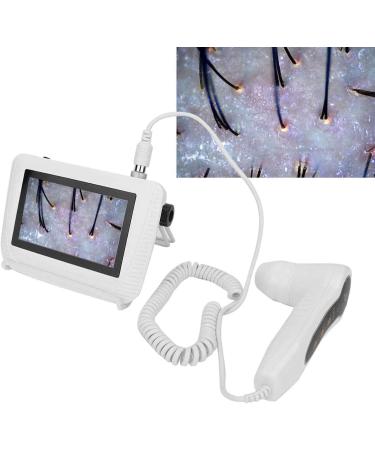 50X/200X Hair Analyzer Machine Magnifying Skin Analyzer Rechargeable Detector Hair Follicle Oil Moisture Pigment Tester White - Buy Online on GoSupps.com