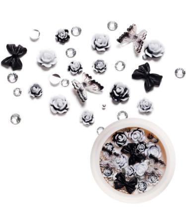 FEIlei Camellia Nail Jewelry Elegant Resin Flower Design DIY Nail Wedding Nail Charms - Buy Online on GoSupps.com