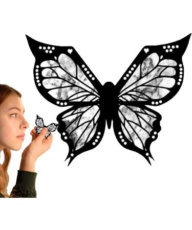 Qkbuza Eyeliner Stencils Professional Eyeliner Stamp Precision Reusable Quick Waterproof Accurate Template for Beginner Professionals Home Girls Women Travel - Buy Online on GoSupps.com