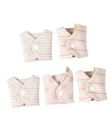 Gleavi 5 pieces of washable napkins briefs for women slip performances for women towel menstrual inserts soft mom-slip insert towel insert reusable pads
