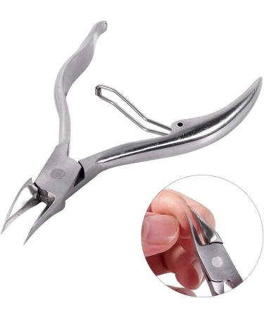 Professional Stainless Steel Cuticle Nippers for Ingrown Nails Cuticle Nippers Manicure Tools Nail Clippers Made of High Stainless Steel - Buy Online on GoSupps.com