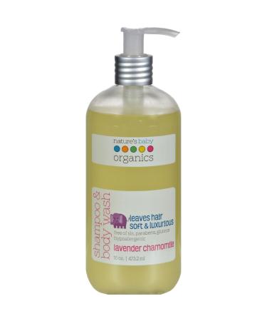 Nature's Baby Organics Shampoo & Body Wash Lavender Chamomile 16 oz (473.2 ml)