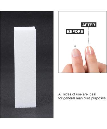 FRCOLOR Pedicure Tool Baby Nail File nail board nail Sanding Block Nail file Kit Nail Files and Buffers toenail file Nail Sanding Buffer Nail Files Sand Paper white sandpaper double sided - Buy Online on GoSupps.com
