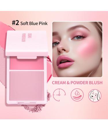 2 in 1 Portable Cream and Powder Blush for Women Who Love Makeup - Buy Online on GoSupps.com