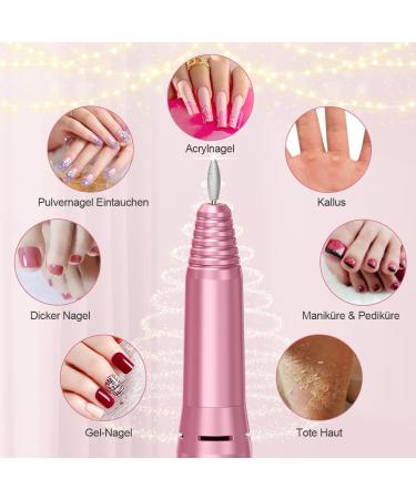 Weiyi Nail Miller Set | Professional Electric Nail File & Grinder | Low Vibration 20000 RPM 6 Drilling Sleeves | Optimal Nail Care & Design - Buy Online on GoSupps.com