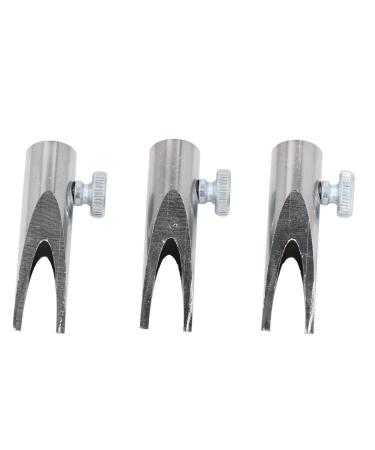 Metal Eyebrow Sharpener Lightweight U-Shaped Slotted Eyebrow Sharpening Tool for Travel (Silver)