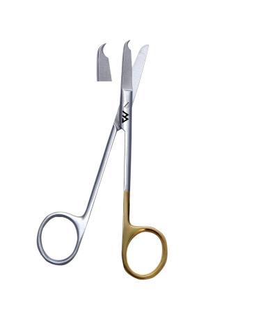 Premium Quality Suture Scissors with Extra Fine Sgarpness (13 CM)