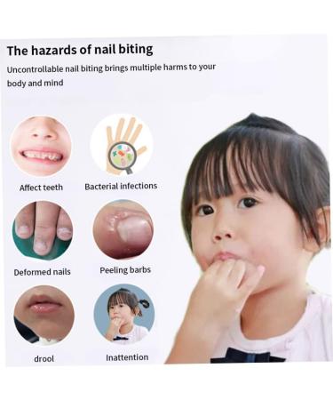 Nail Biting Treatment Kids Thumb Sucking Stop Nails Polish Bitter Prevent Nail Biting for Kids - Buy Online on GoSupps.com