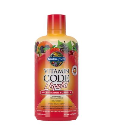 Garden of Life Vitamin Code Liquid Multivitamin Formula Fruit Punch  30 fl oz (900 ml) - Buy Online on GoSupps.com
