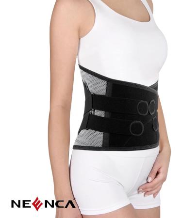 NEENCA Adjustable Back Support Brace for Pain Relief - FSA/HSA Approved | Lumbar Support for Herniated Disc Sciatica & Scoliosis - International Shipping Available - Buy Online on GoSupps.com