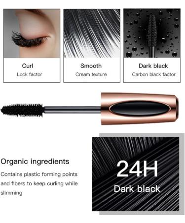 4D Lash Mascara Natural Silk Fiber Eyelash Waterproof Extra Long Lash Eye Makeup Long Lasting natural 4D silk fiber lash mascara - Buy Online on GoSupps.com