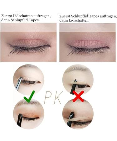 Double Eyelid Tape Eyelid Strips Invisible Double Eyelid Lift Strips Instant Eyelid Stickers Invisible Double Sided Tape Eyelid Lift Eyelid Tape Skin Tone Big Eye Tools with Fork Rods Tweezers - Buy Online on GoSupps.com