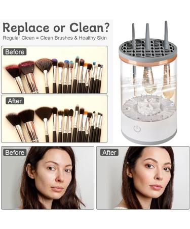 2024 New Electric Makeup Brush Cleaner - Automatic Spinning Cleaner for All Brush Sizes (1PC) | Fast Shipping Worldwide - Buy Online on GoSupps.com
