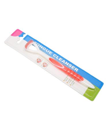 Tongue Scraper for Bad Breath | Ergonomic Oral Care Tool | Plaque Removal & Fresh Breath (Red - Buy Online on GoSupps.com