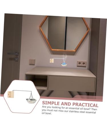 Mobestech Aromatherapy Bowl Set with Essential Oils Diffuser Holder | Wood Aroma Stand & Storage Container for Spa Fragrance - Buy Online on GoSupps.com