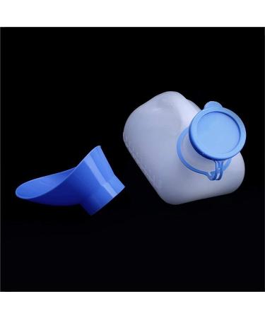 Men Urinal 1000ML Unisex Urinal with Lid Portable Emergency Male Female Pee for Hospital Travel Car Emergency Convenient and Practical Urinal - Buy Online on GoSupps.com