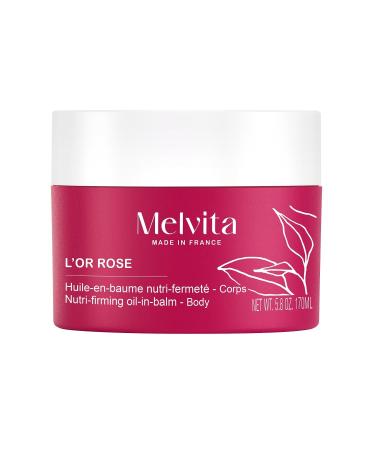 Melvita Firming Balm roze roze firming body treatment in slimming 99 natural certified organic no silhouette in vermindert cellulite jar 170 ml