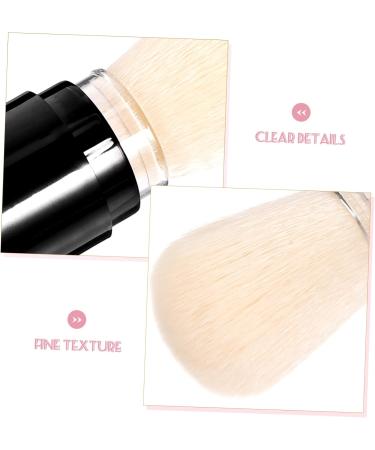 Ipetboom Cosmetics Tools Powder Brush for Loose Powder Blush Brush Spray Applicator Brush Portable Powder Brush Color Highlight Brush Multifunction Plastic Miss Honey Powder Brush - Buy Online on GoSupps.com