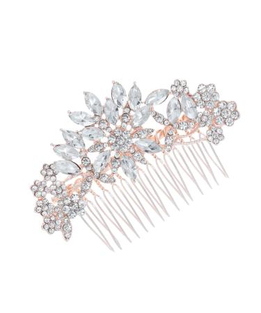 DOITOOL 1pc Hair Accessory for Women Womens Hair Clips Hair Combs Rhinestone Bridal Side Combs Womens Barrettes for Hair Bridal Haircombs Wedding Hair Bride Accessories Simple