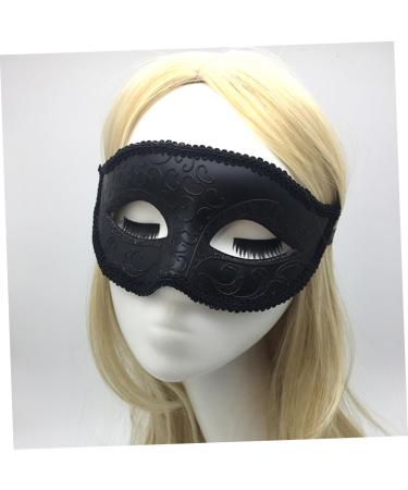 DOITOOL Eye Mask Black Halloween Costumes Unique Masquerade Mask Makeup Male and Female Mask Dreses Party Mask Wedding Masquerade Ball Eye Costume Party Men and Women Prom Halloween Masks - Buy Online on GoSupps.com