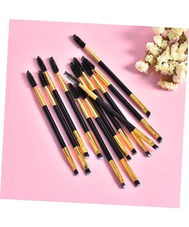 Beavorty 12pcs Eyebrow Applicator Set Eyelash Angled Brush Comb & Curler Golden Makeup Kit for Perfect Brows & Lashes - Buy Online on GoSupps.com