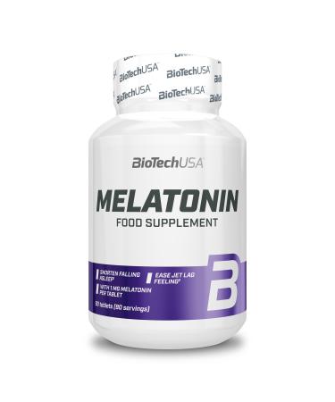 BioTechUSA Melatonin Dietary Supplement Tablets Containing Melatonin 90 Tablets