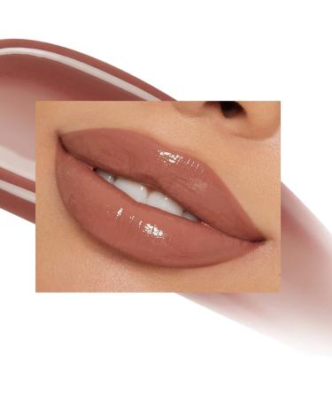 MIESCHER Colored Moisturizing Lip Gloss Honey Lip Gloss Essence Non-sticky & Ultra Shine Lip Stain Lasting Tint Fine Shimmer Lip Gloss Layered Design Lip Stain Nourishing Gloss Plumping Hydrating Lip Glow Oil (05 red be...