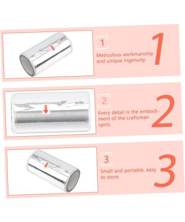 Beavorty 3Rolls nail foil nail art remover tinfoil nail art nail soak off foil Manicure Polish Remover Pads gold foil nails Nail Remover Foil Wraps aluminium nail tool thin section Tin foil - Buy Online on GoSupps.com