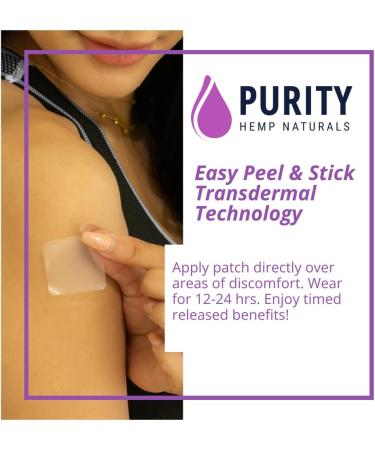 Purity Hemp Naturals Hemp Patch 15 ct. (120mg) - Long-Lasting and Convenient Relief Anywhere, Anytime - Buy Online on GoSupps.com