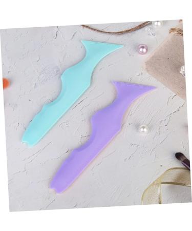 Gogogmee 3pcs Silicone Beauty Ruler Make up Stencils Mascara Shield Guard Eyelash Tool Eyeliner Stencil Face - Buy Online on GoSupps.com