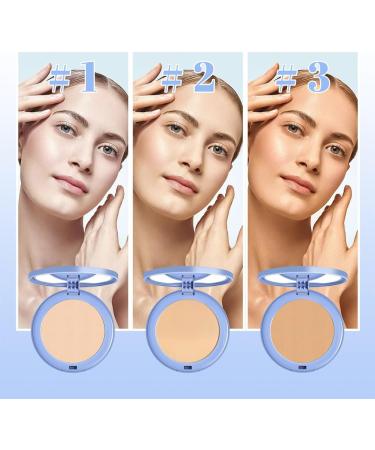 siduytin Soft Powder Cake Long Lasting Natural Nude Matte Pressed Setting Powders Moisturizing Concealer Facial Makeup Cosmetics - Buy Online on GoSupps.com