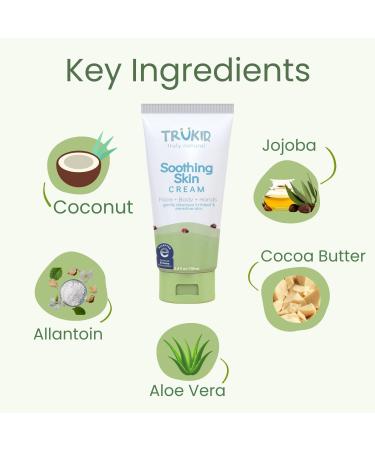 TruKid Soothing Skin Eczema Cream for Babies & Children | NEA-Accepted | All Natural Ingredients | Hydrates & Moisturizes | Unscented - 3.4oz - Buy Online on GoSupps.com