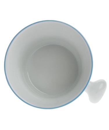 Fendrihan Hand-Painted Porcelain Shaving Mug - Light Blue - Buy Online on GoSupps.com