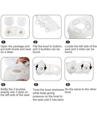 Milifun Elevated Tilted Cat Food Bowls | Anti-Vomiting Orthopedic Kitty Bowls for Indoor Cats - White - Buy Online on GoSupps.com