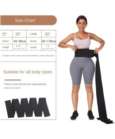 Back Support Back Brace Lumbar Support Waist Trainer for Women Sauna Belt Tummy Wrap Tummy Control Postpartum Back Support Belt(Black 80-120cm) 80-120cm Black - Buy Online on GoSupps.com