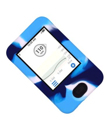 Premium Silicone Case for Dexcom Receiver G6 CGM (Continuous Glucose Monitoring) (Mix-NVBLWH)