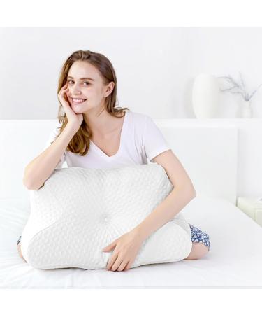 Zibroges Nude Memory Foam Pillow - Comfort for Side Back & Belly Sleepers Washable Cover 61x41x11.5cm - Shop Now for International Shipping! - Buy Online on GoSupps.com