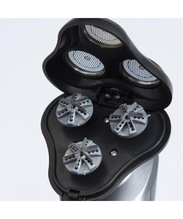 Eurobuy 4 in 1 Electric Razor for Men Waterproof Mens Electric Shavers Cordless Nose Hair Trimmer with Facial Cleansing Brush for Facial and Body Shaving USB Rechargeable - Buy Online on GoSupps.com