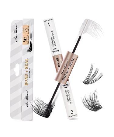 Lash Bond and Seal  Cluster Lash Glue for DIY Eyelash Extension Long Lasting Individual Lash Glue Waterproof Latex Free DIY Eyelash Extensions Glue at Home