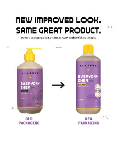 Everyday Shea Lavender Body Wash 16 fl oz - Natural Moisturizing Cleanser - Buy Online on GoSupps.com