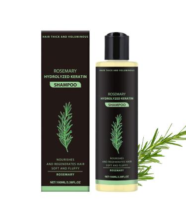 Fortifying Shampoo with Rosemary Oil - For Fine Fragile Hair and Hair Loss | Volumizing Formula with Keratin & Vitamins | Thickens Densifies and Reduces Breakage | Vegan