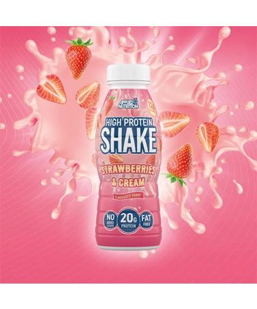 Applied Nutrition Rtd High Protein Shake Strawberries & Cream 300Ml X 8 - Buy Online on GoSupps.com