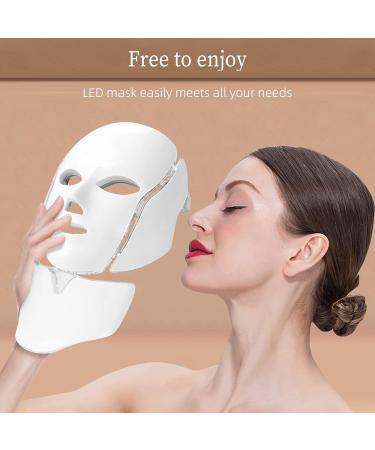 Buy Blue Red Light Therapy Mask - 7 Colors LED Face Mask for At-Home Light Therapy | International Shipping Available - Buy Online on GoSupps.com