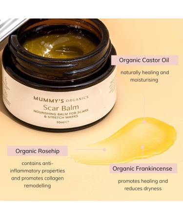 Organic Scar Balm for C-Section Recovery & Treatment | Lanolin-Free, Vegan & Eco-Friendly | Mummy's Organics - Buy Online on GoSupps.com