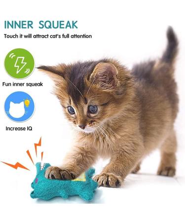 Set of 10 Catnip Toys for Indoor Cats | Interactive & Squeaky Kitten Supplies for Dental Health | Perfect Gift for Cat Lovers - Buy Online on GoSupps.com