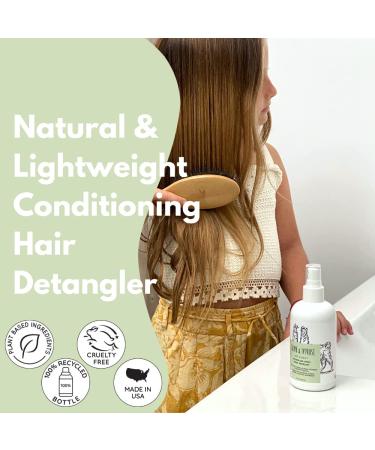 Gryph and IvyRose Calendula Field Mint Hair Detangler Spray for Kids - 8 oz - Buy Online on GoSupps.com