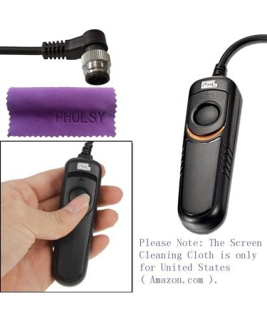Pixel Remote Shutter Release Cable DC0 for Nikon Z9, D3-D6, D800-D850, D700-D500, F6-F100, MC-30A Compatible - Buy Online on GoSupps.com