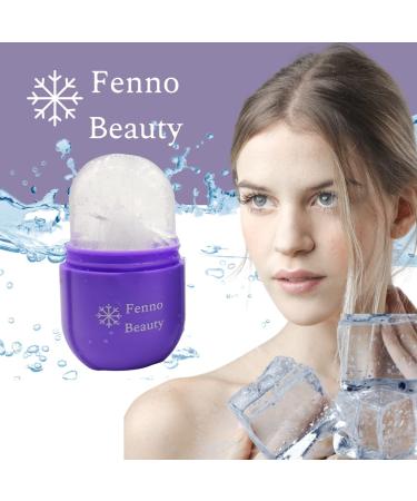 Fenno Beauty Ice Roller for Face & Eyes - Puffiness Relief, Wrinkles, Lifting - Purple Silicone - Buy Online on GoSupps.com